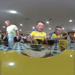 El almuerzo, ese gran momento en 360 grados